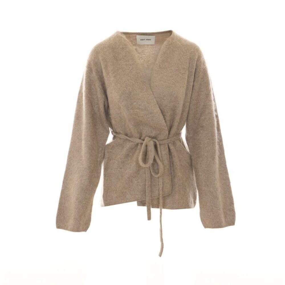 Soft Goat Women Brushed Cardigan
